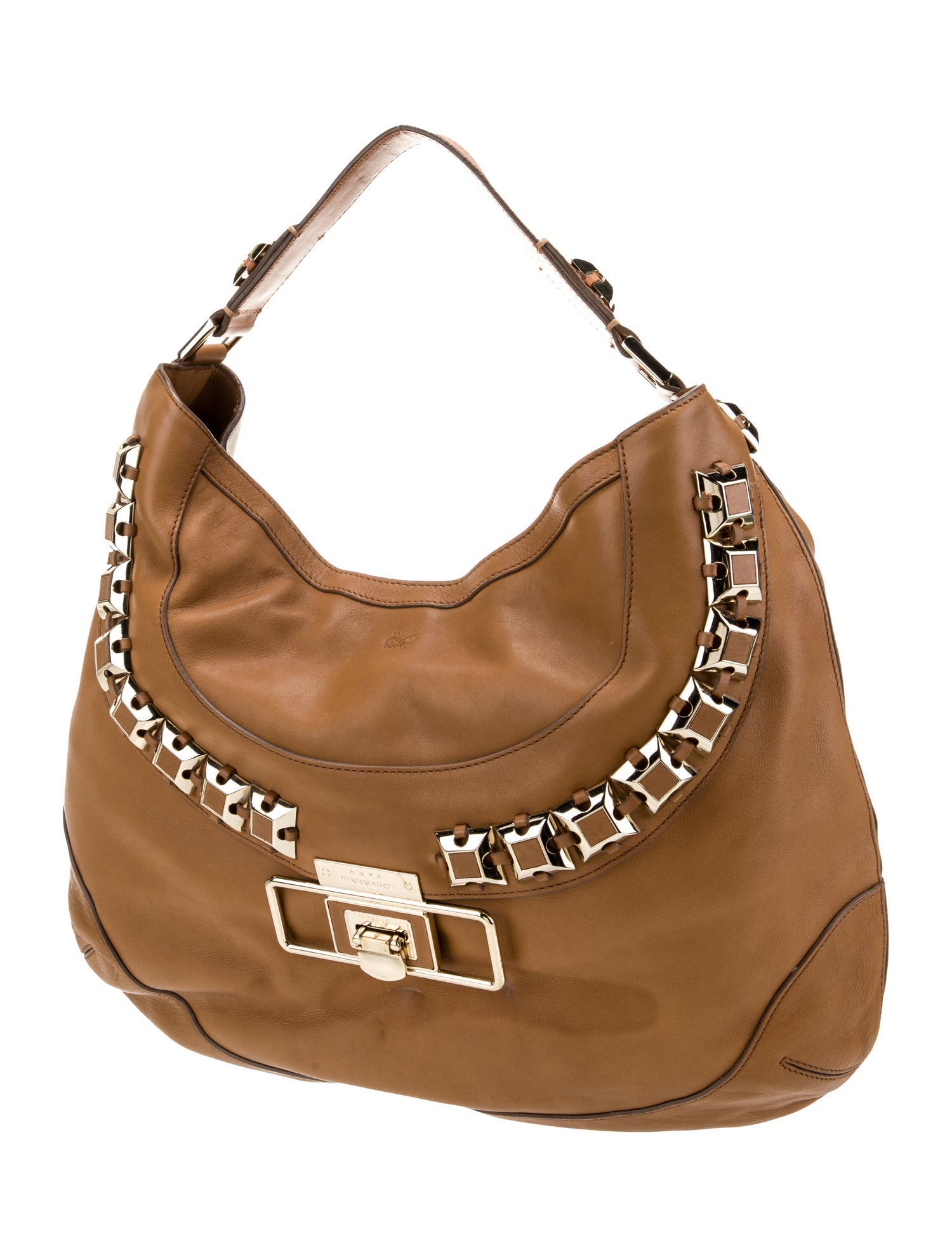 Anya Hindmarch Leather Top Handle Bag
