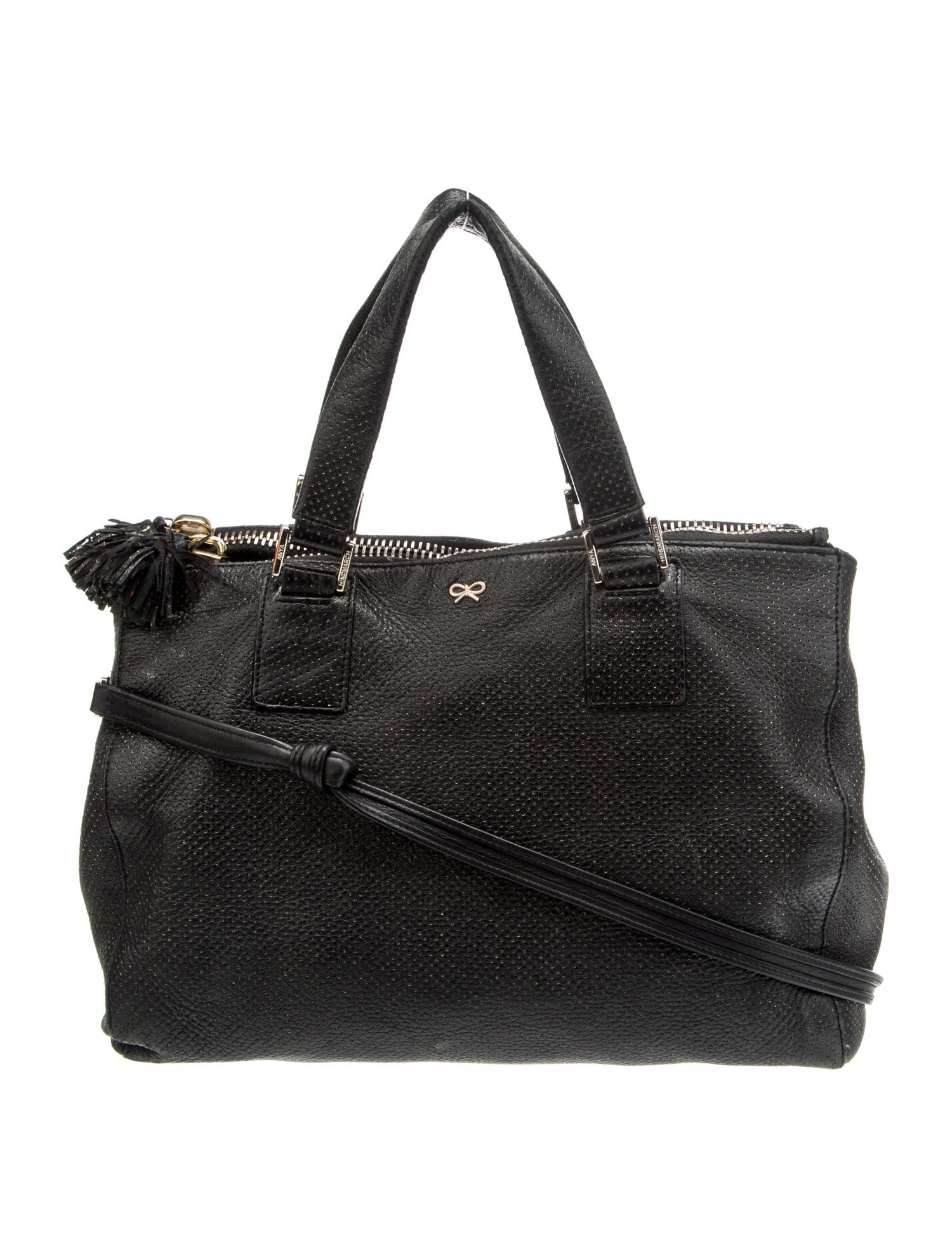 Anya Hindmarch Leather Top Handle Bag