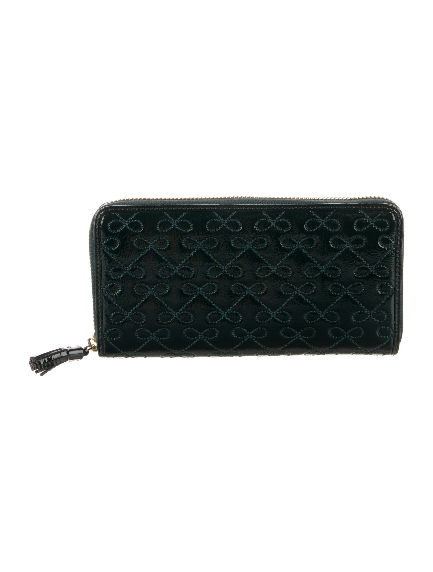 Anya Hindmarch Patent Leather Continental Wallet