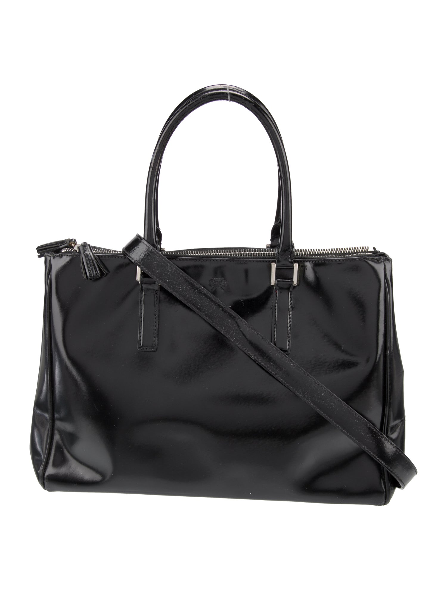 Anya Hindmarch Leather Top Handle Bag