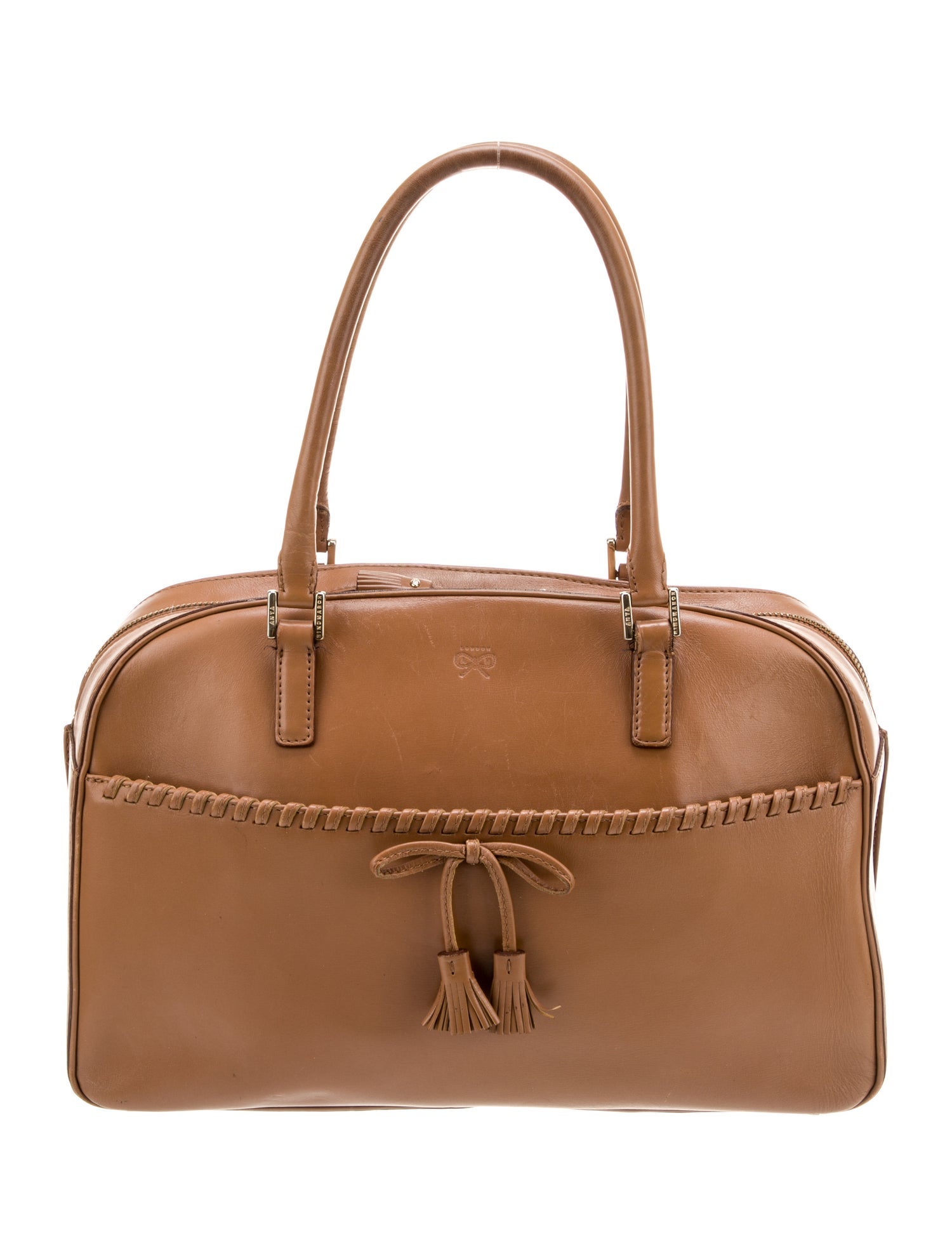 Anya Hindmarch Leather Top Handle Bag