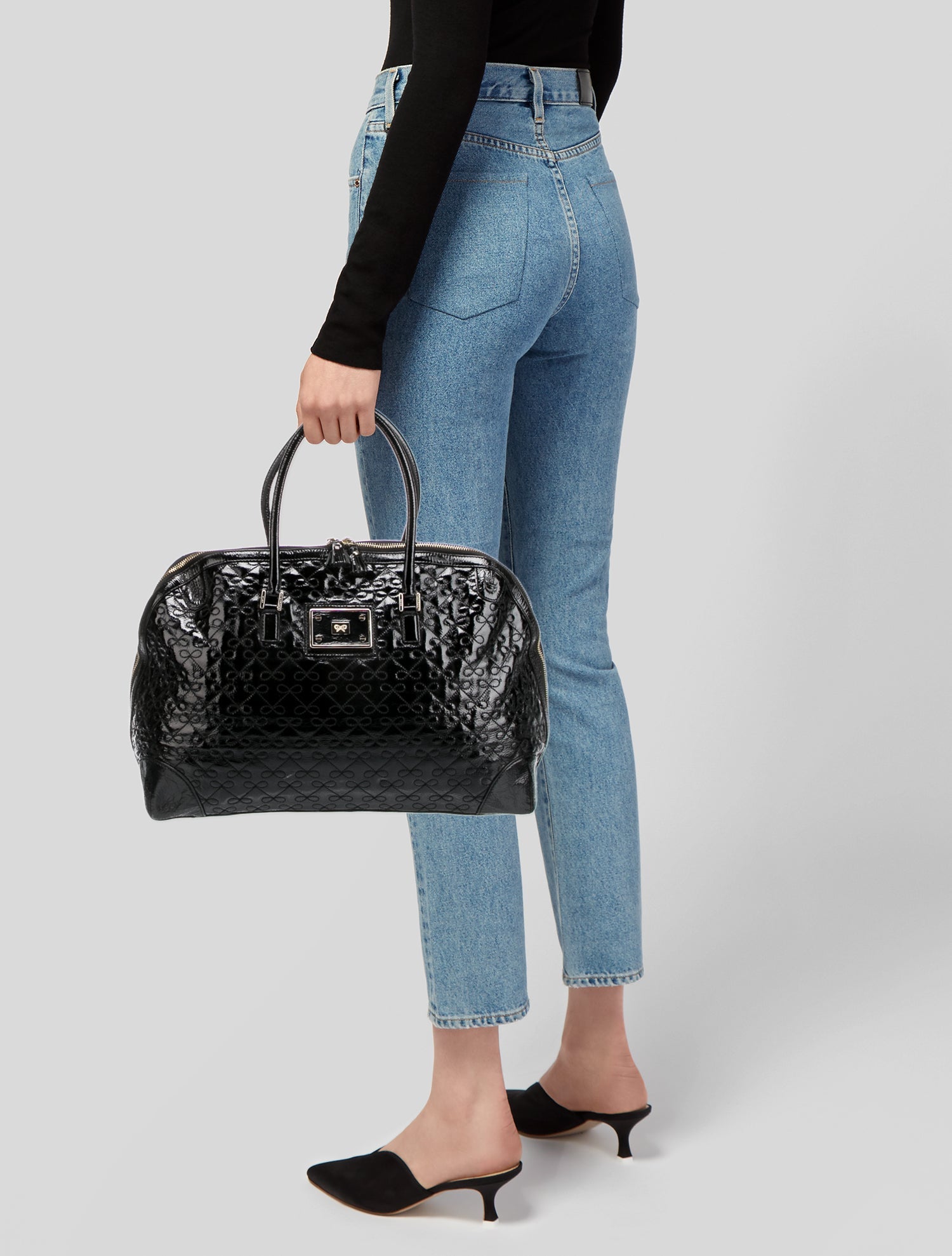 Anya Hindmarch Patent Leather Shoulder Bag