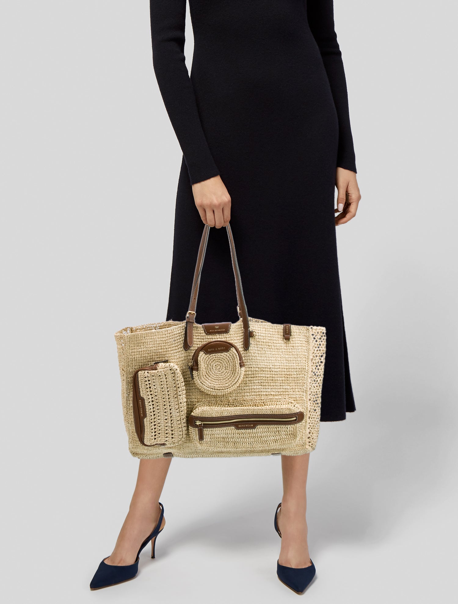Anya Hindmarch Raffia Tote