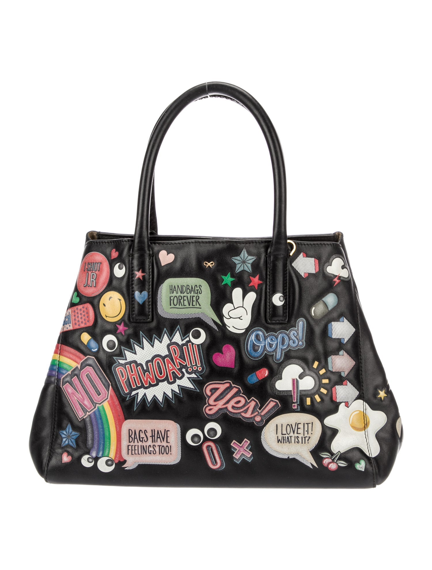 Anya Hindmarch Leather Top Handle Bag