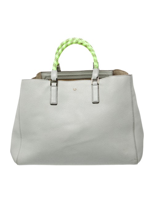 Anya Hindmarch Embossed Leather Top Handle Bag