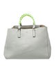 Anya Hindmarch Embossed Leather Top Handle Bag