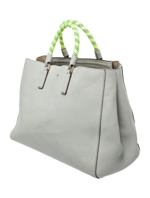 Anya Hindmarch Embossed Leather Top Handle Bag