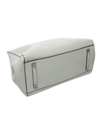 Anya Hindmarch Embossed Leather Top Handle Bag