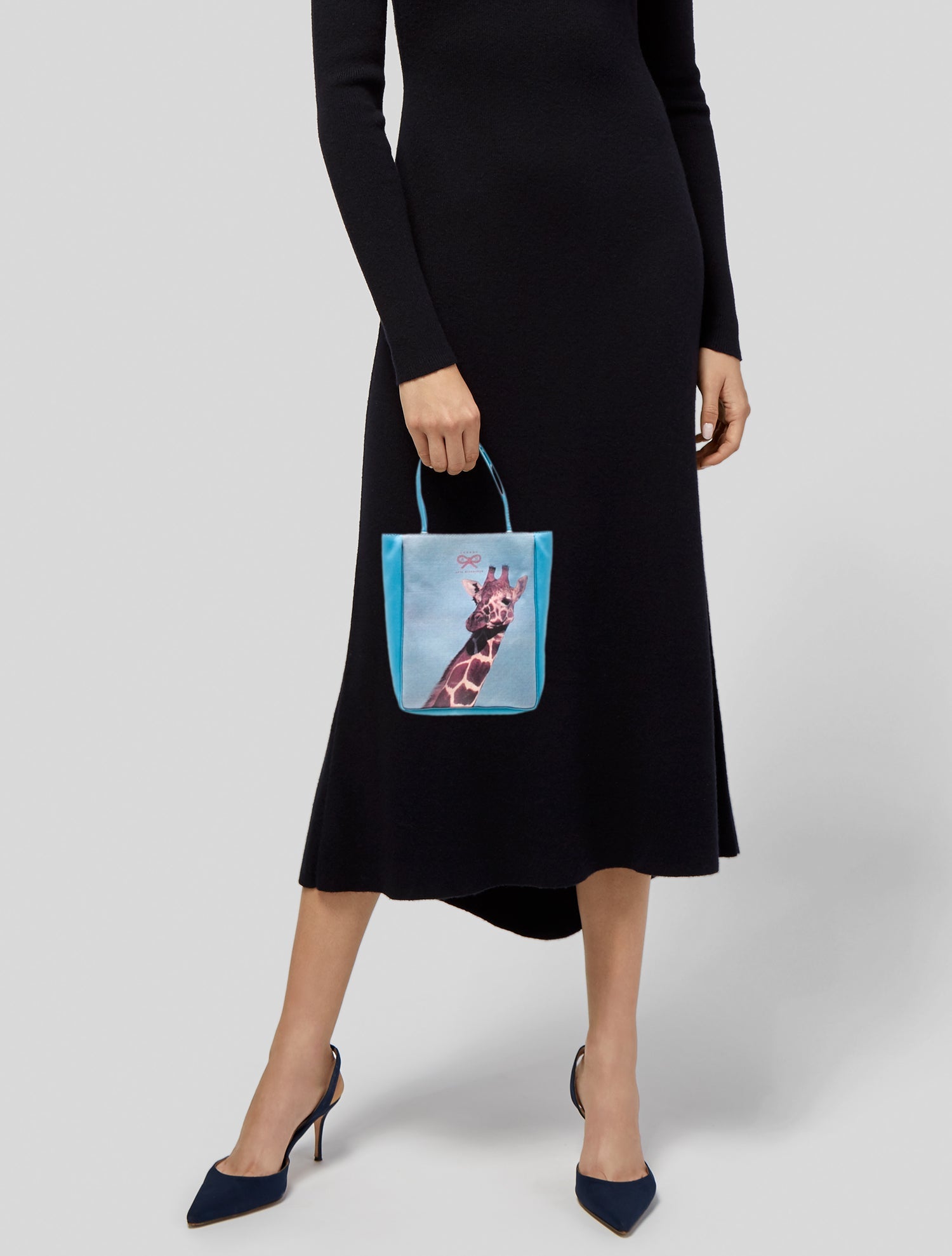 Anya Hindmarch Satin Top Handle Bag