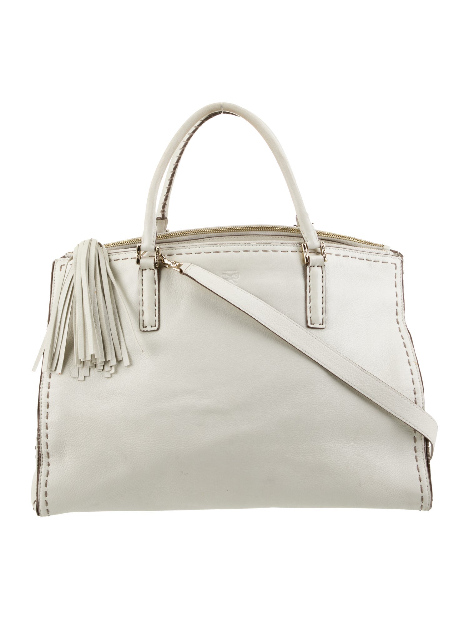 Anya Hindmarch Leather Top Handle Bag
