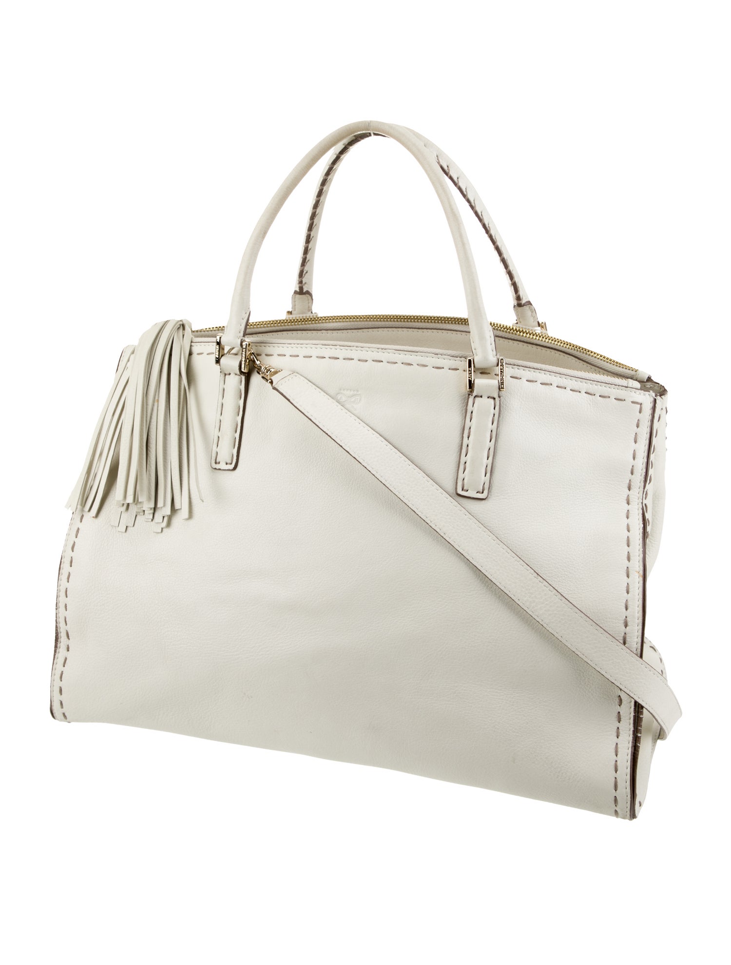 Anya Hindmarch Leather Top Handle Bag