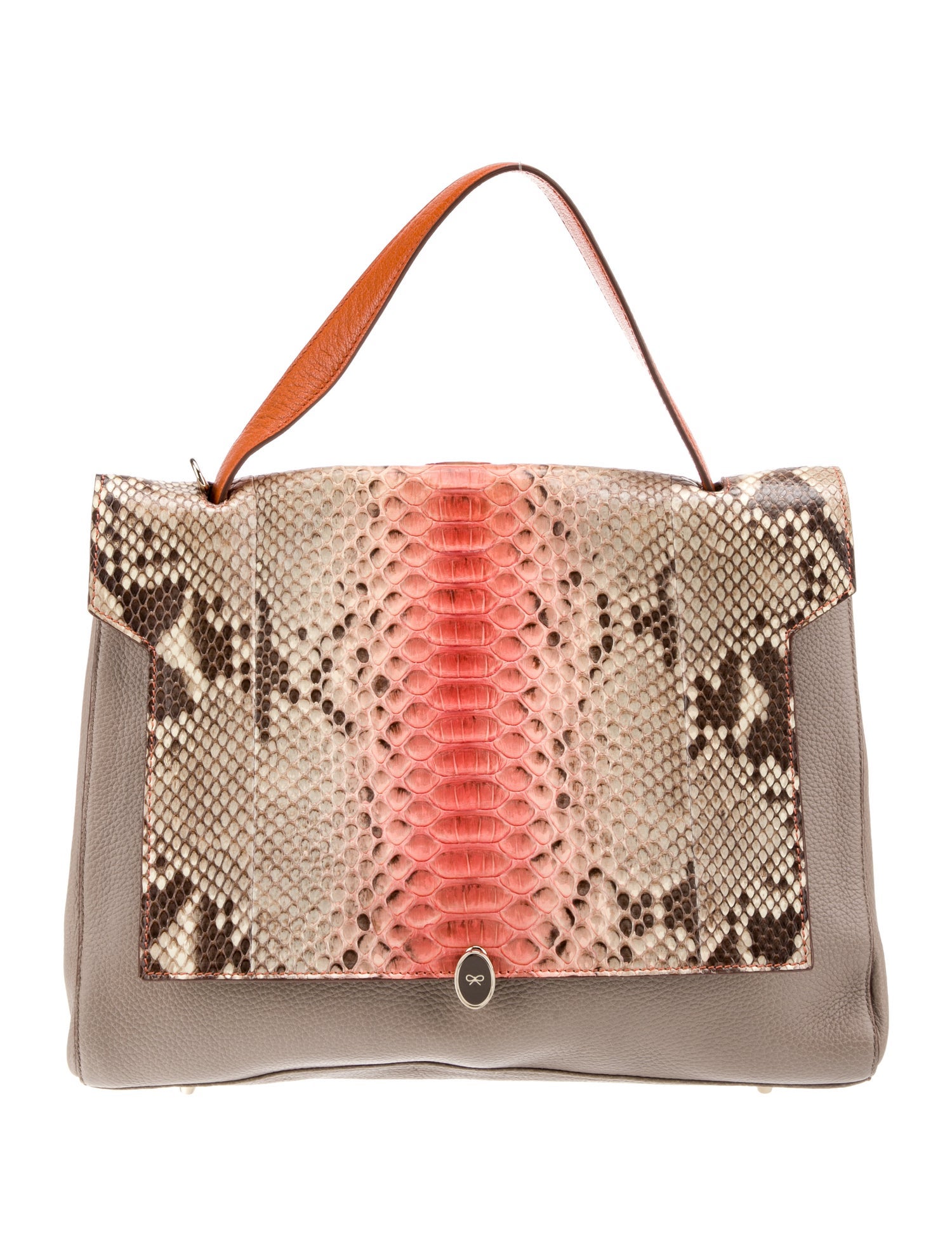 Anya Hindmarch Leather Top Handle Bag
