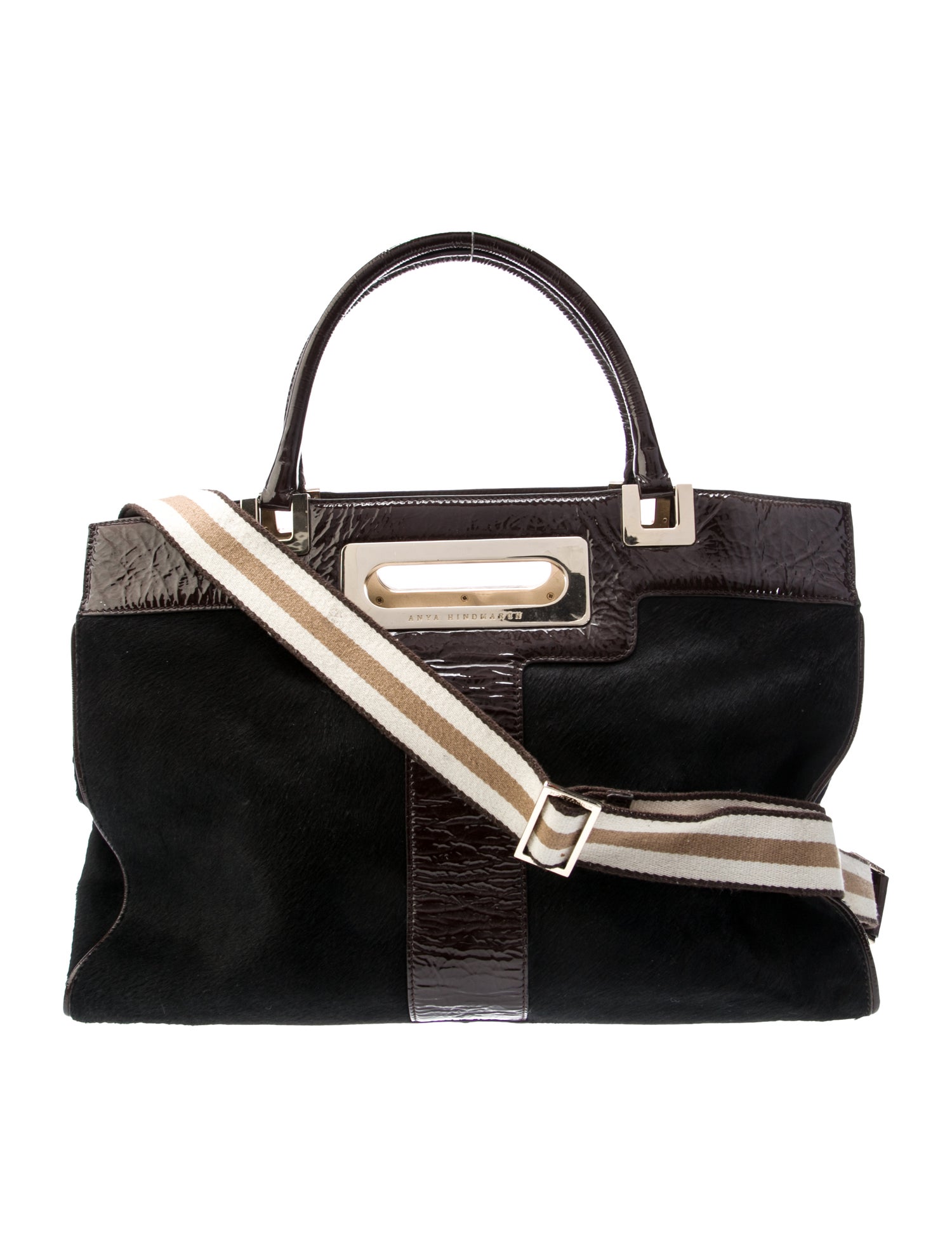 Anya Hindmarch Ponyhair Top Handle Bag