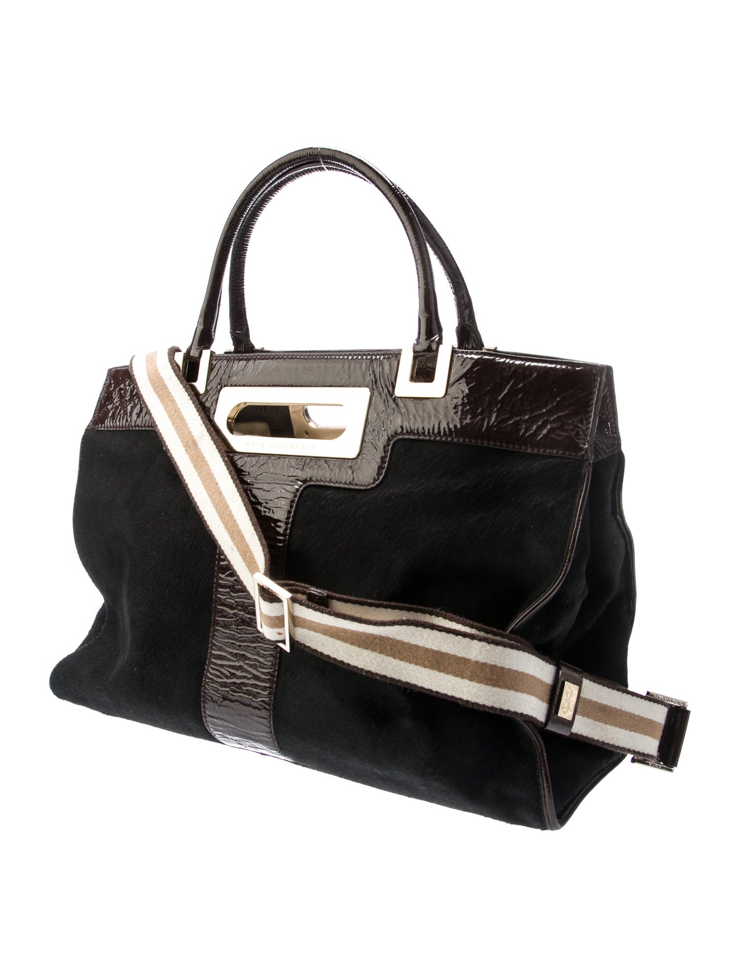 Anya Hindmarch Ponyhair Top Handle Bag