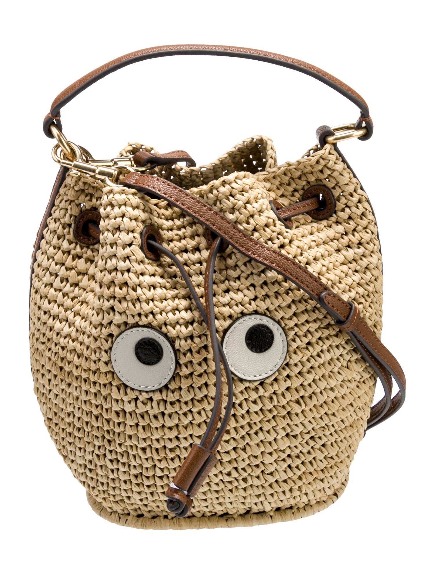 Anya Hindmarch Raffia Bucket Bag