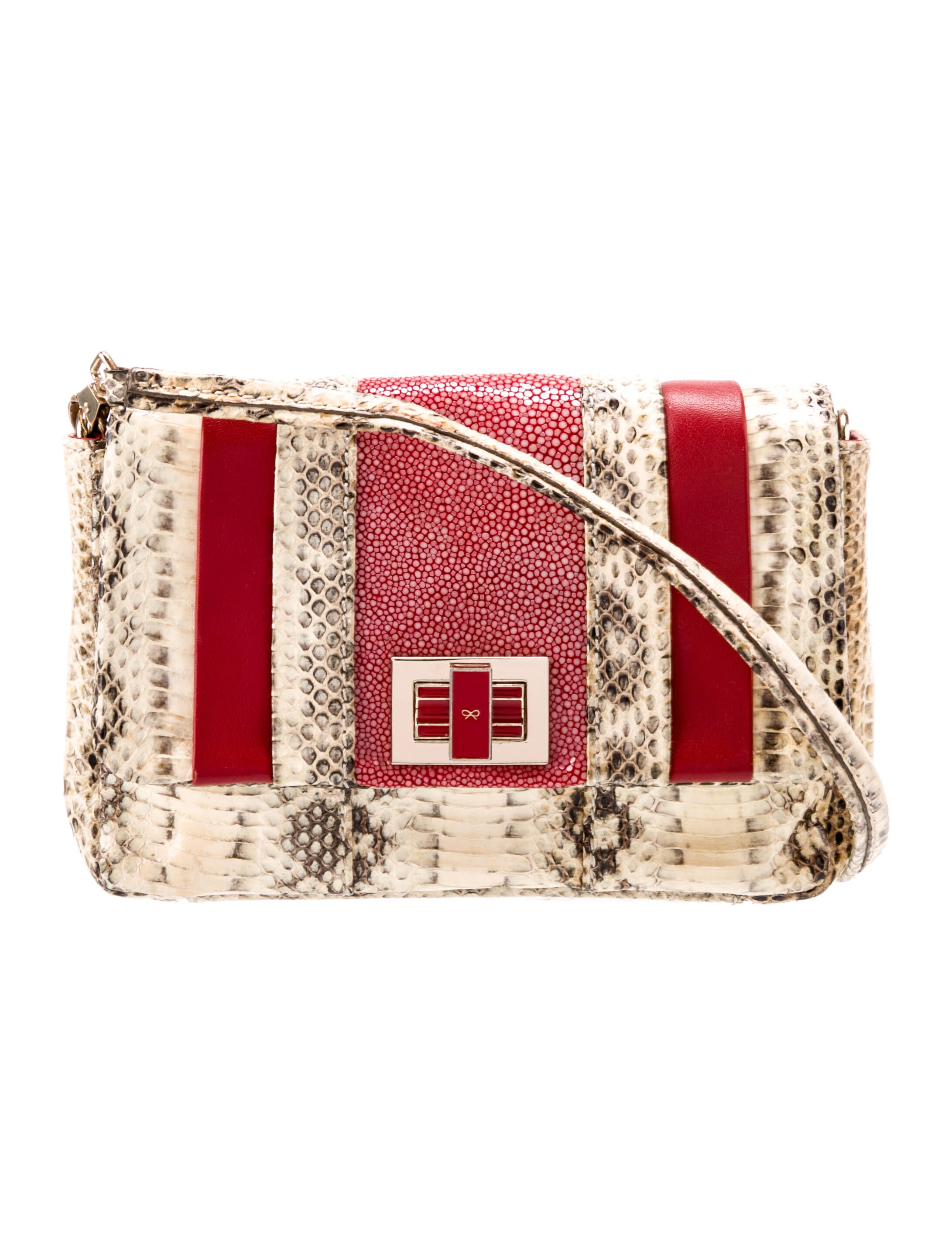 Anya Hindmarch Snakeskin Crossbody Bag