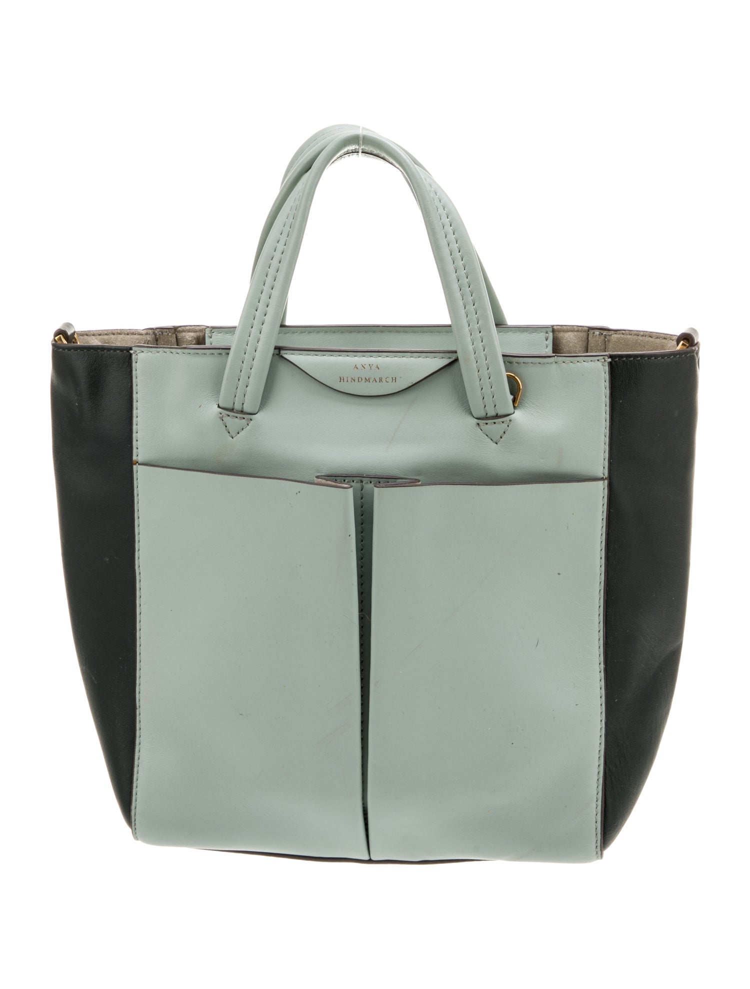 Anya Hindmarch Leather Top Handle Bag