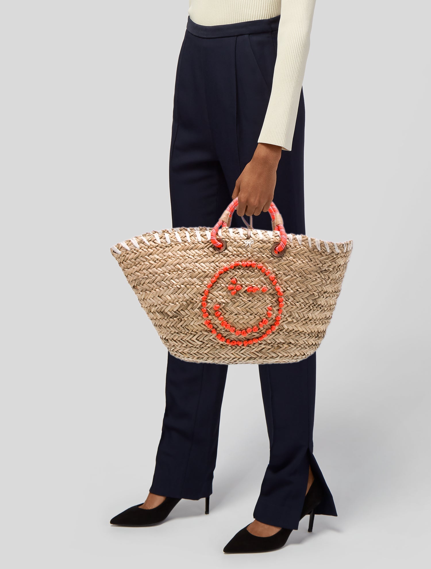 Anya Hindmarch Straw Minaudière