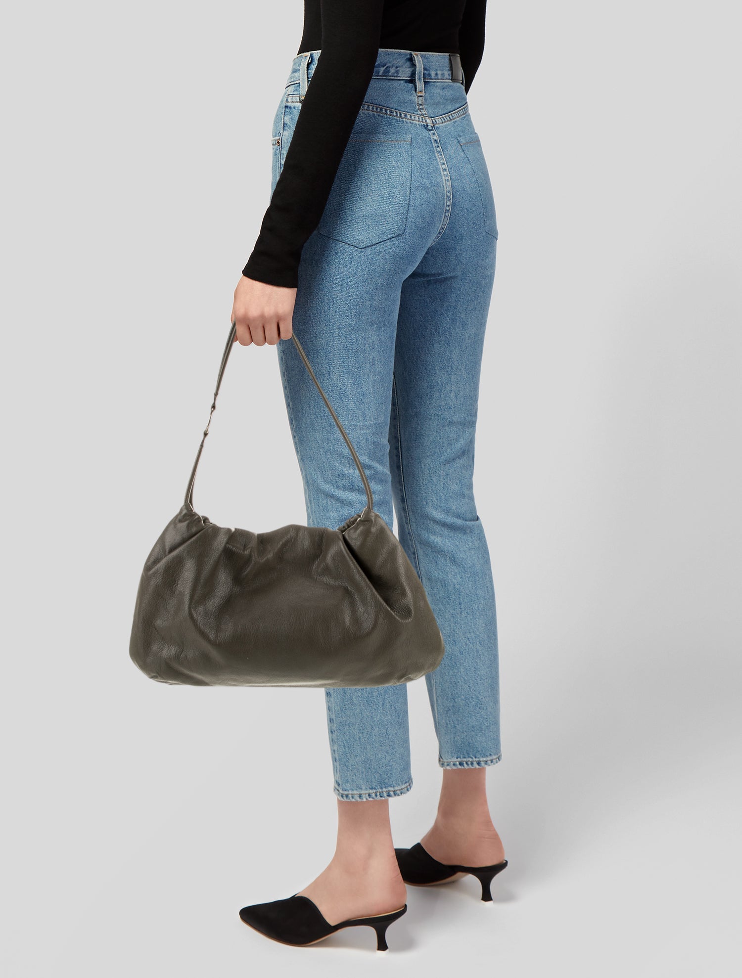 Anya Hindmarch Leather Top Handle Bag