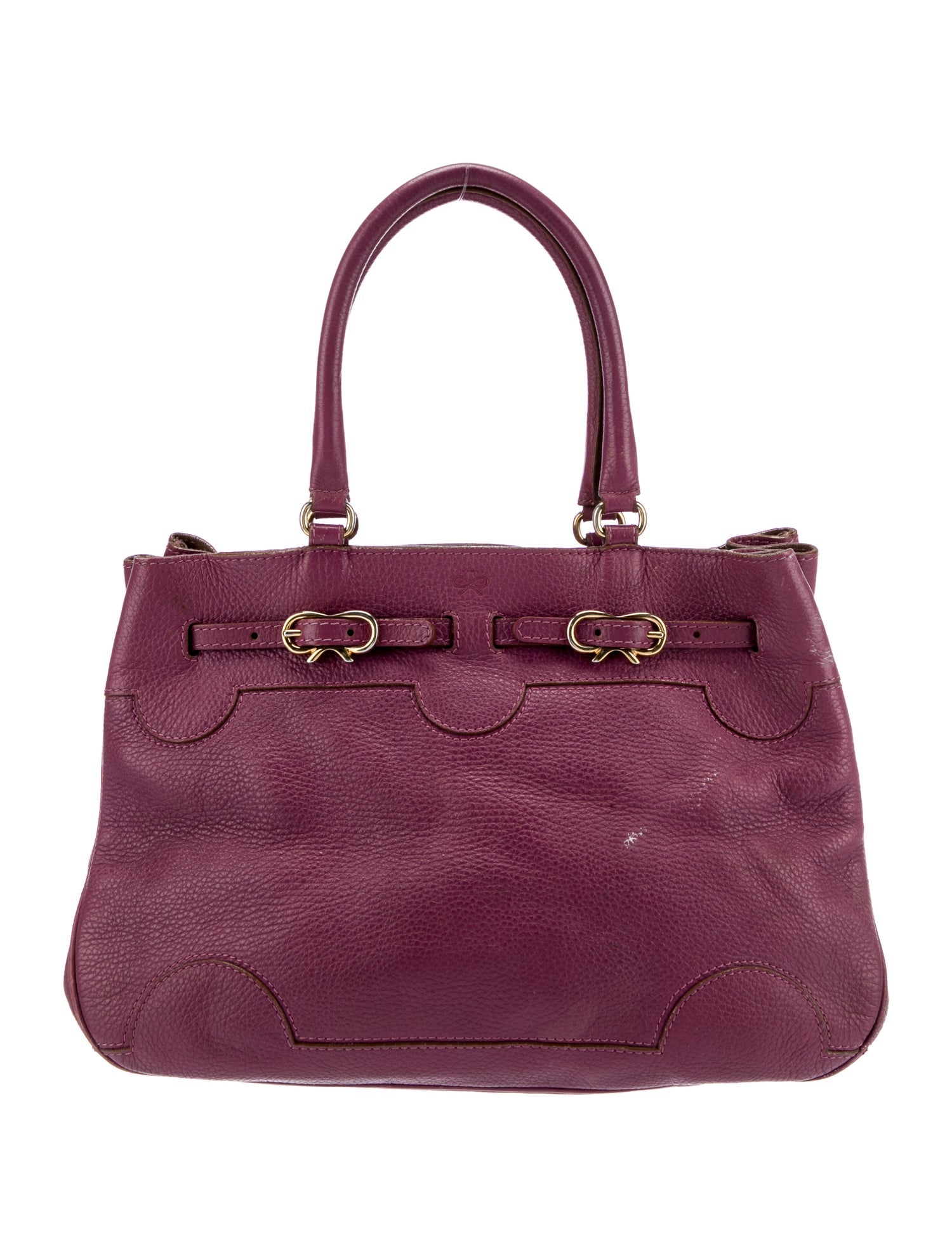 Anya Hindmarch Leather Top Handle Bag