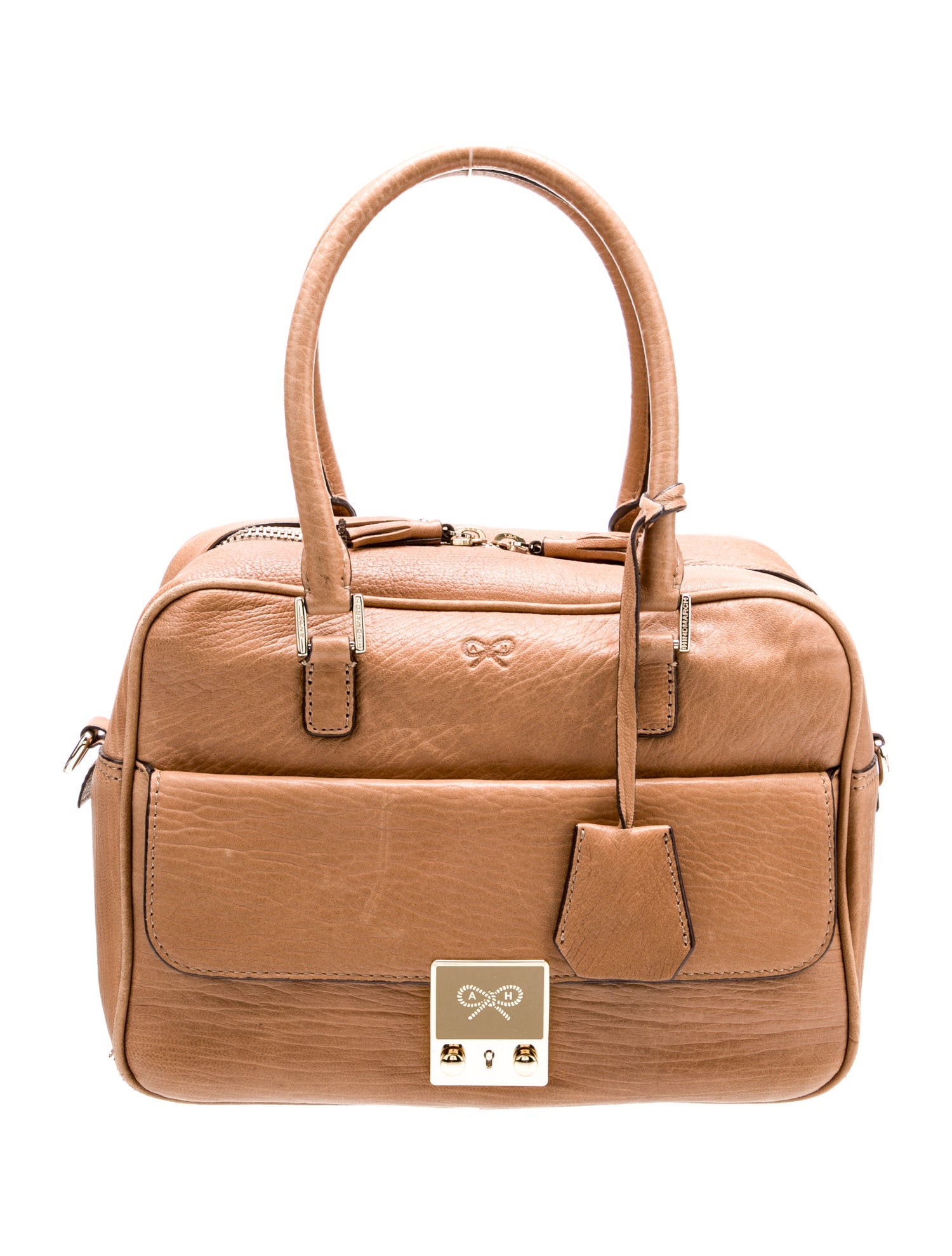 Anya Hindmarch Leather Top Handle Bag