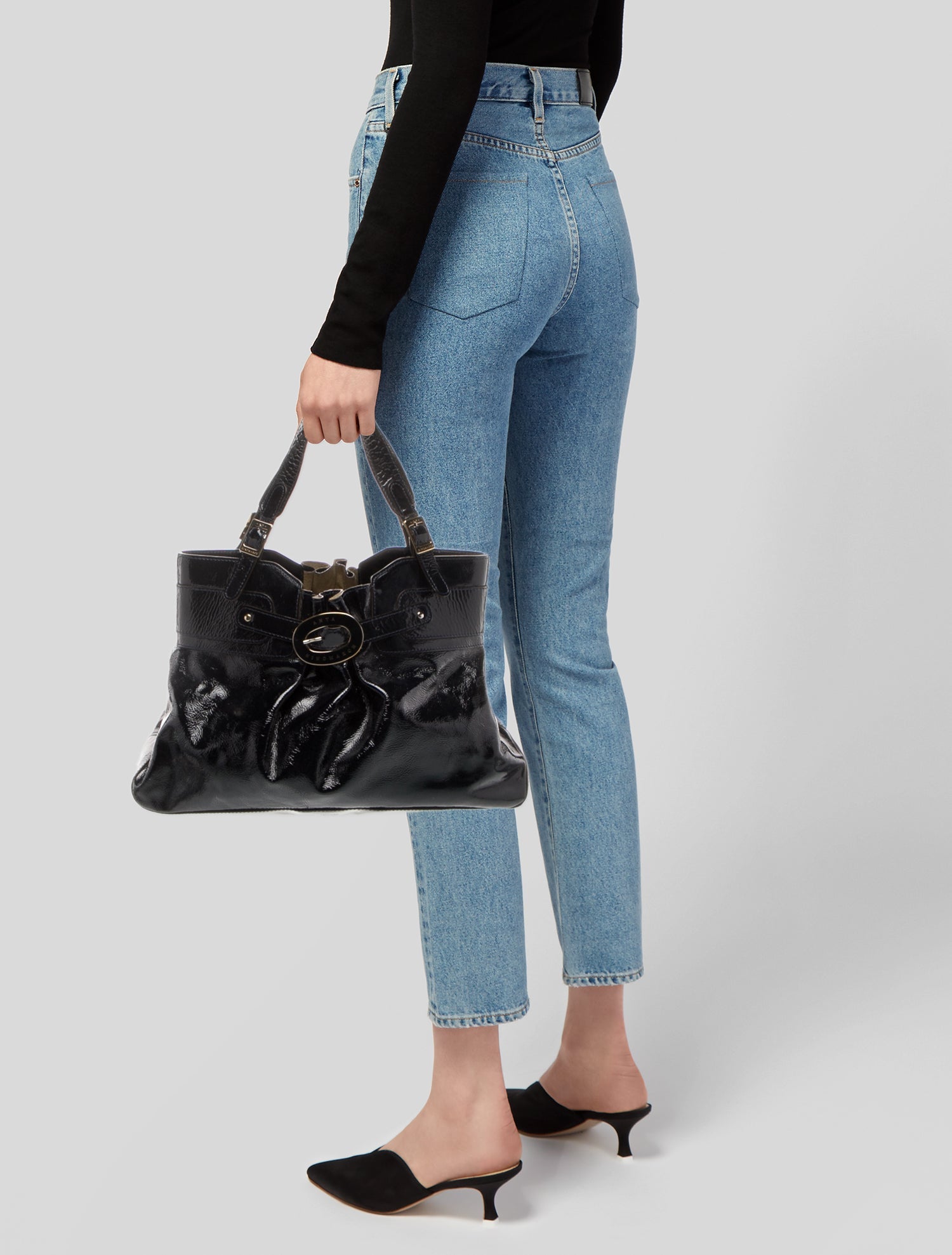Anya Hindmarch Patent Leather Shoulder Bag