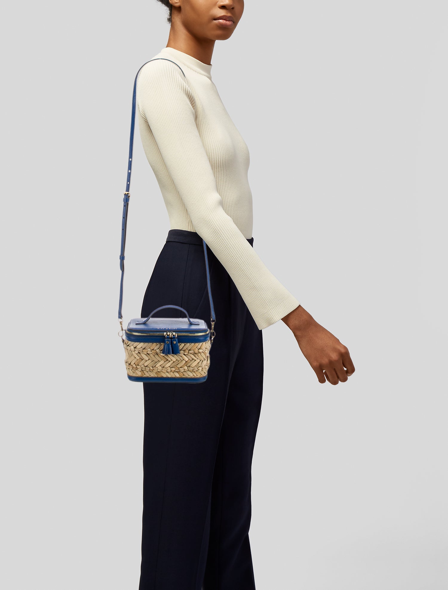 Anya Hindmarch Raffia Crossbody Bag w/ Tags