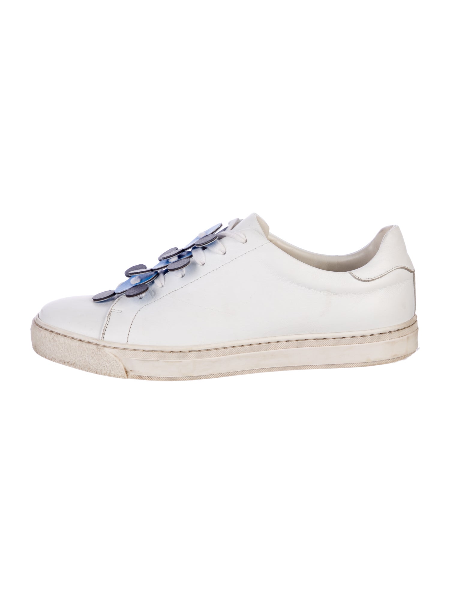 Anya Hindmarch Leather Espadrille Sneakers