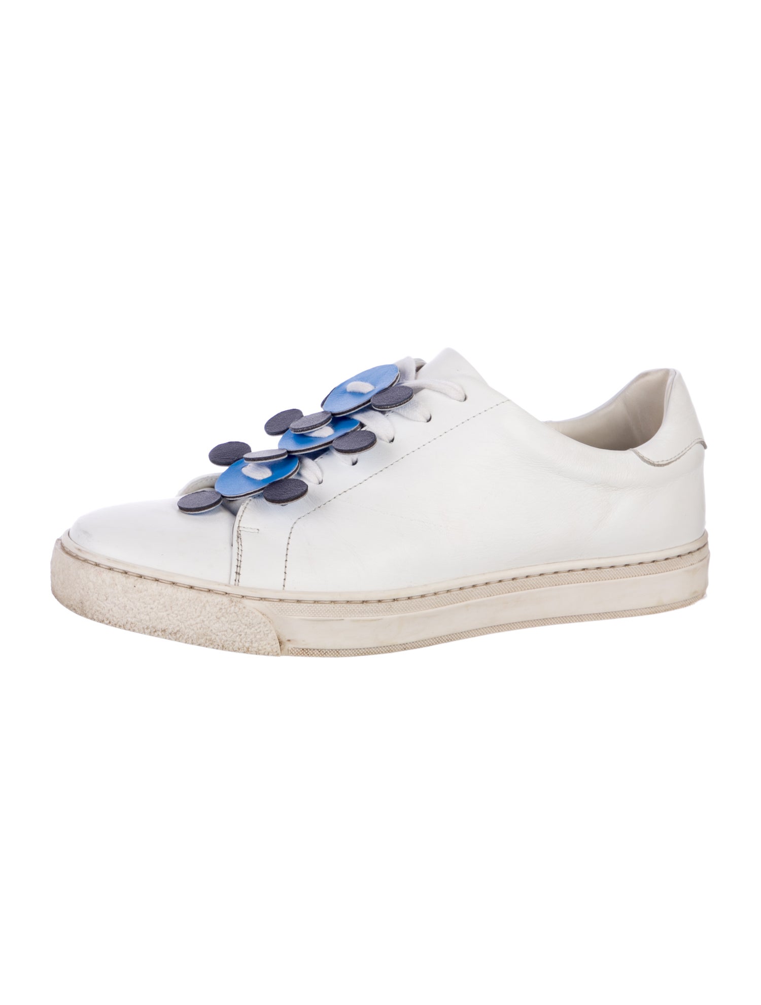 Anya Hindmarch Leather Espadrille Sneakers