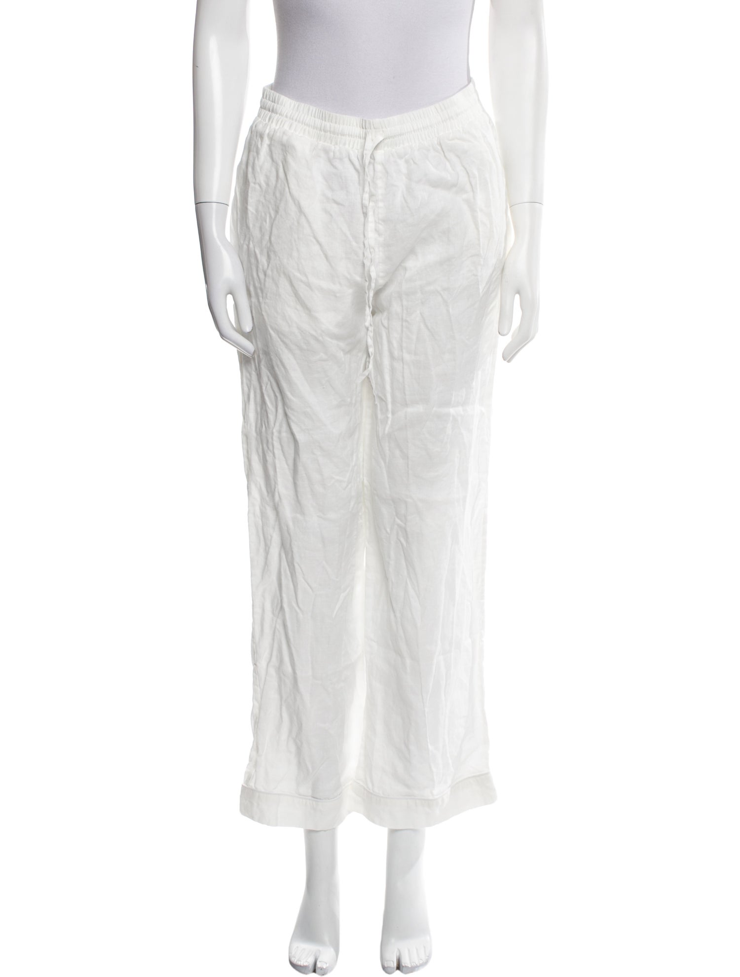 Anya Hindmarch Linen Wide Leg Pants
