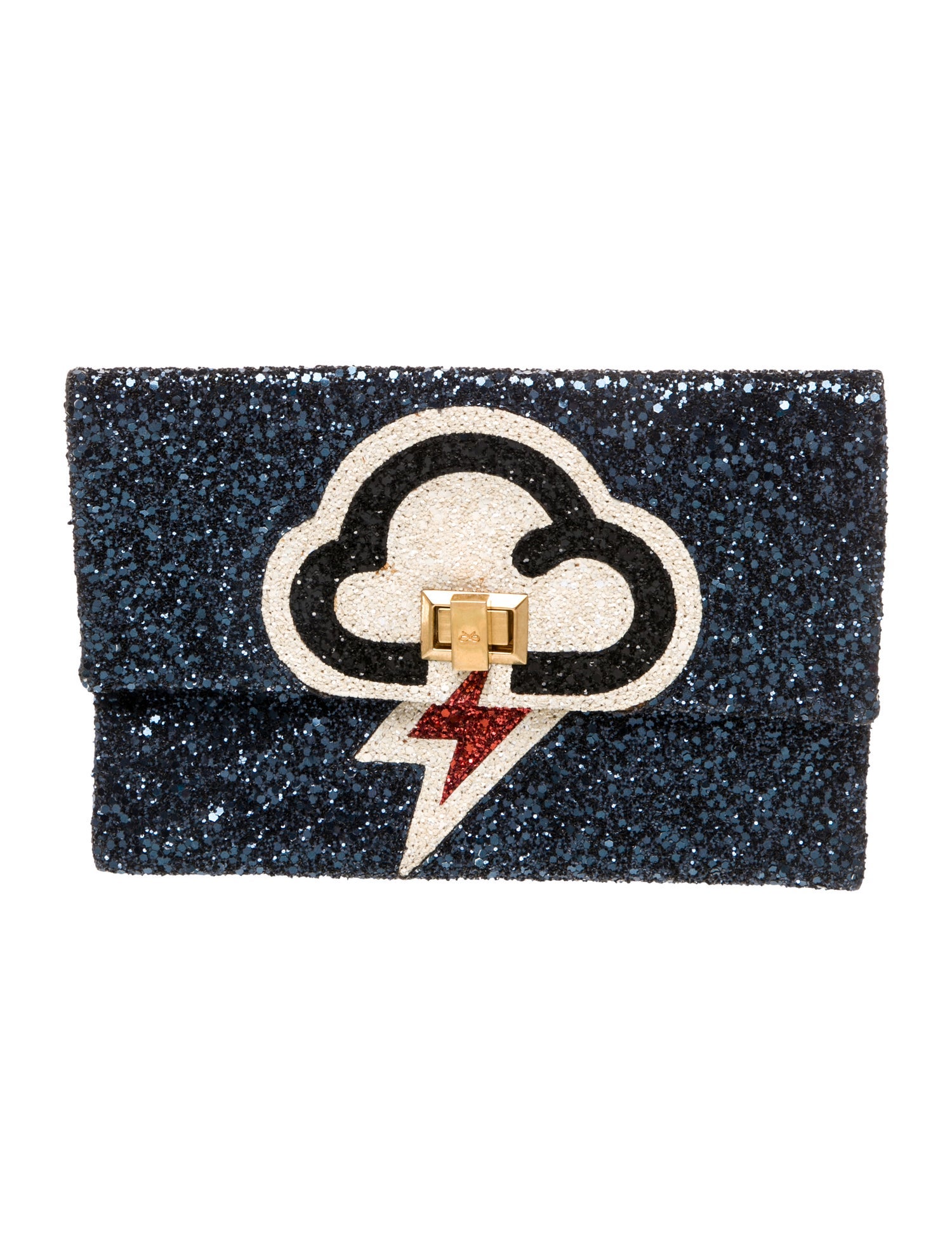 Anya Hindmarch Glitter Clutch