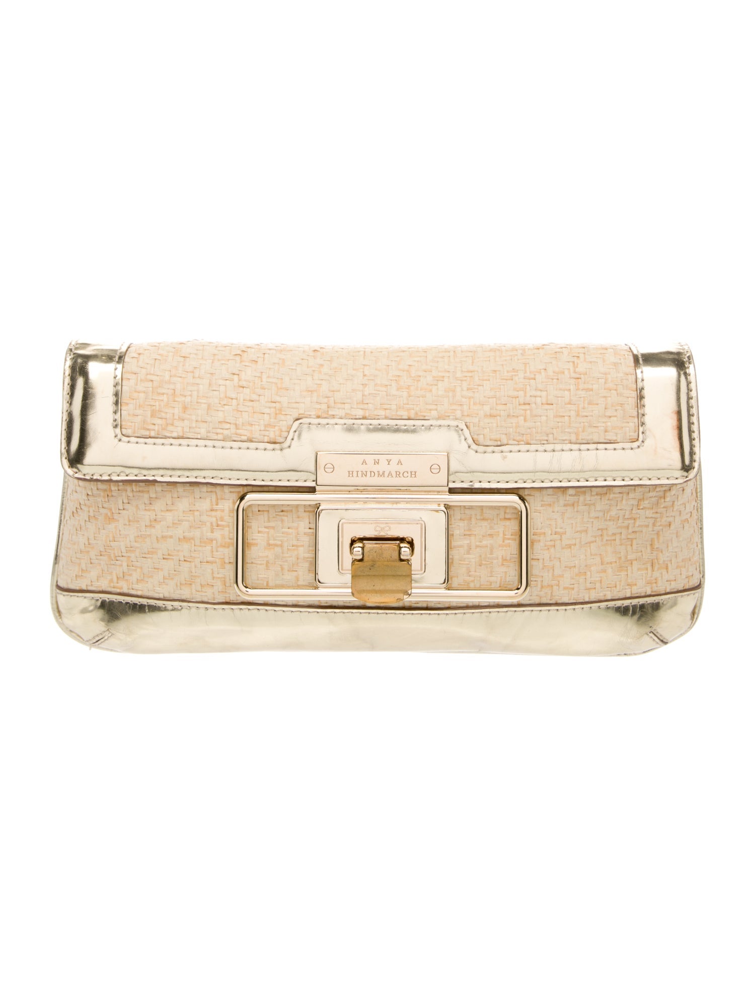 Anya Hindmarch Raffia Clutch