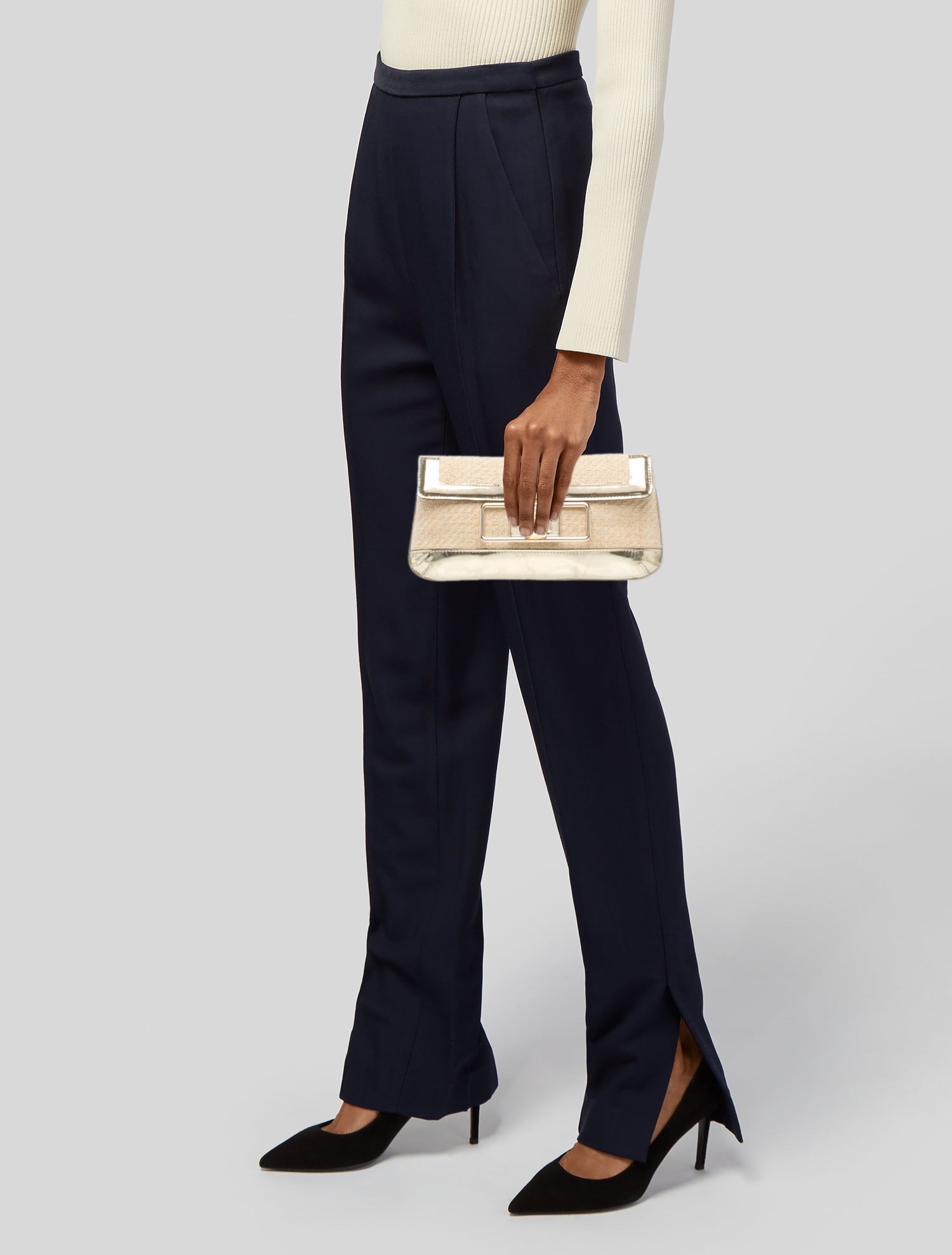 Anya Hindmarch Raffia Clutch