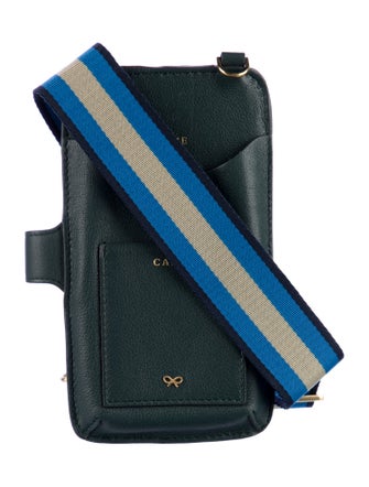 Anya Hindmarch Phone Case w/ Adjustable Strap