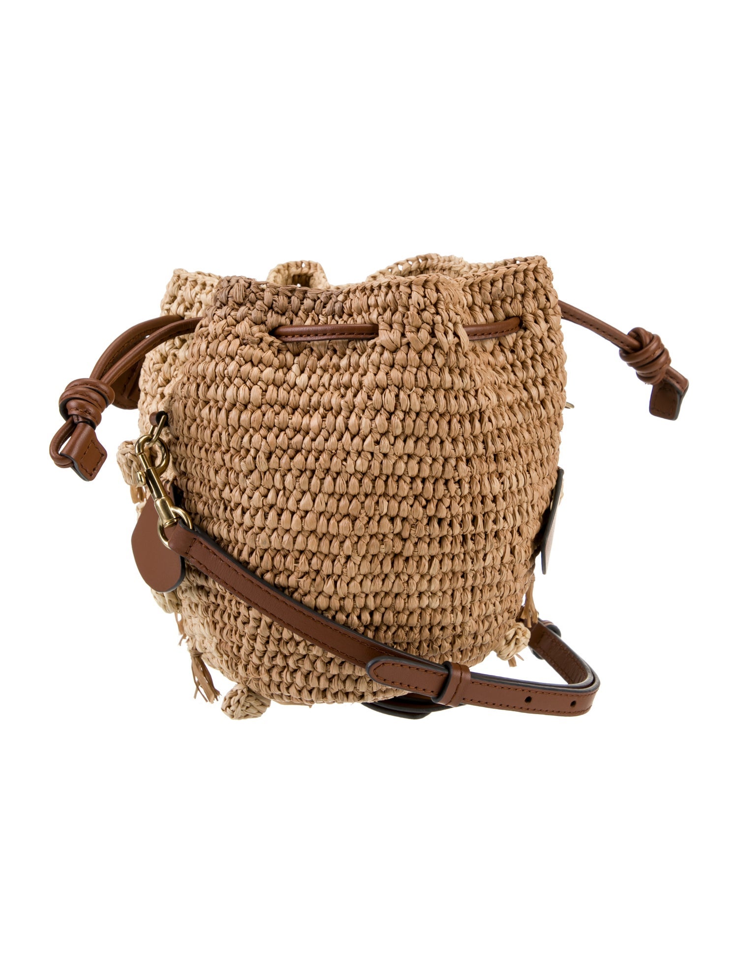 Anya Hindmarch Straw Bucket Bag