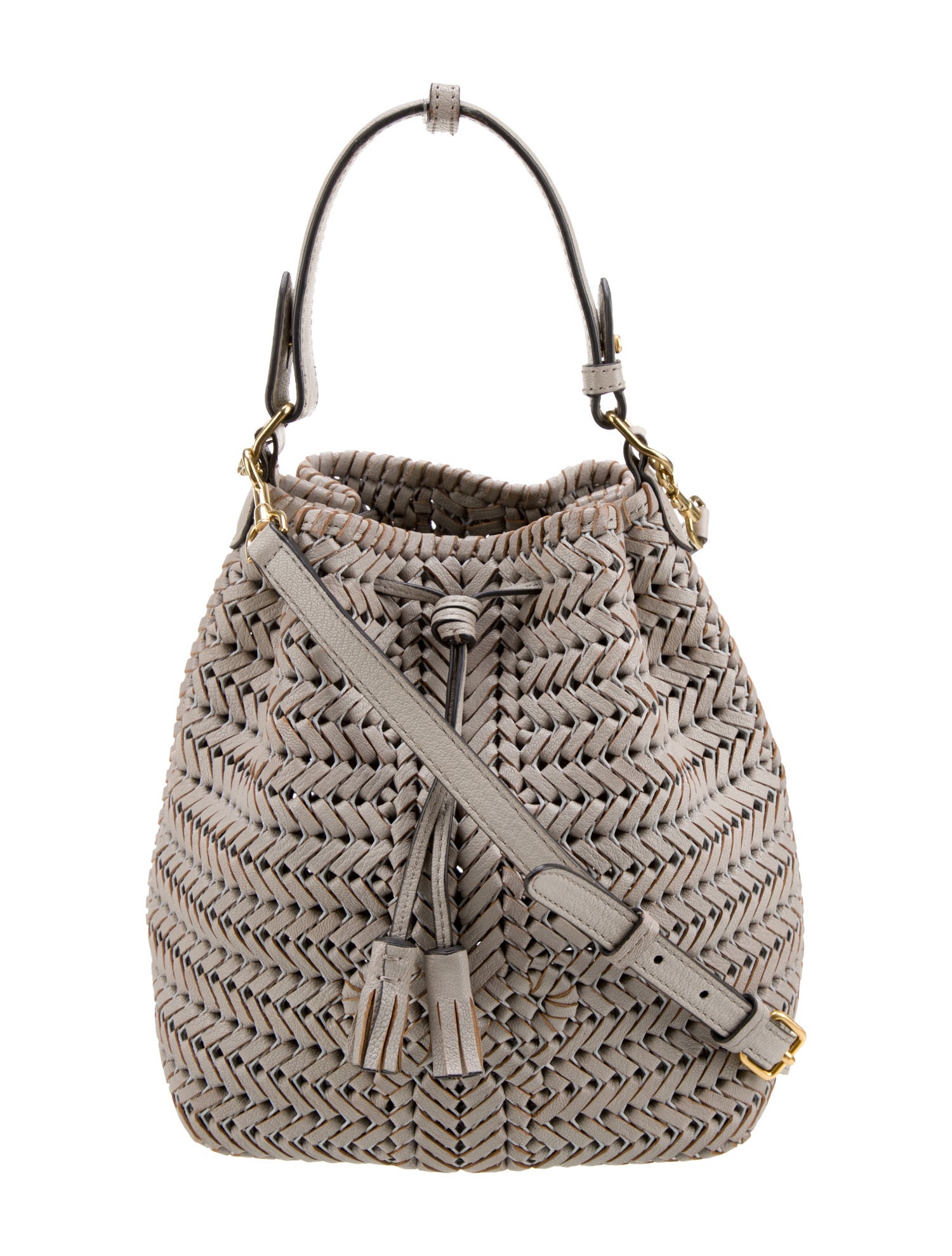 Anya Hindmarch Leather Top Handle Bag