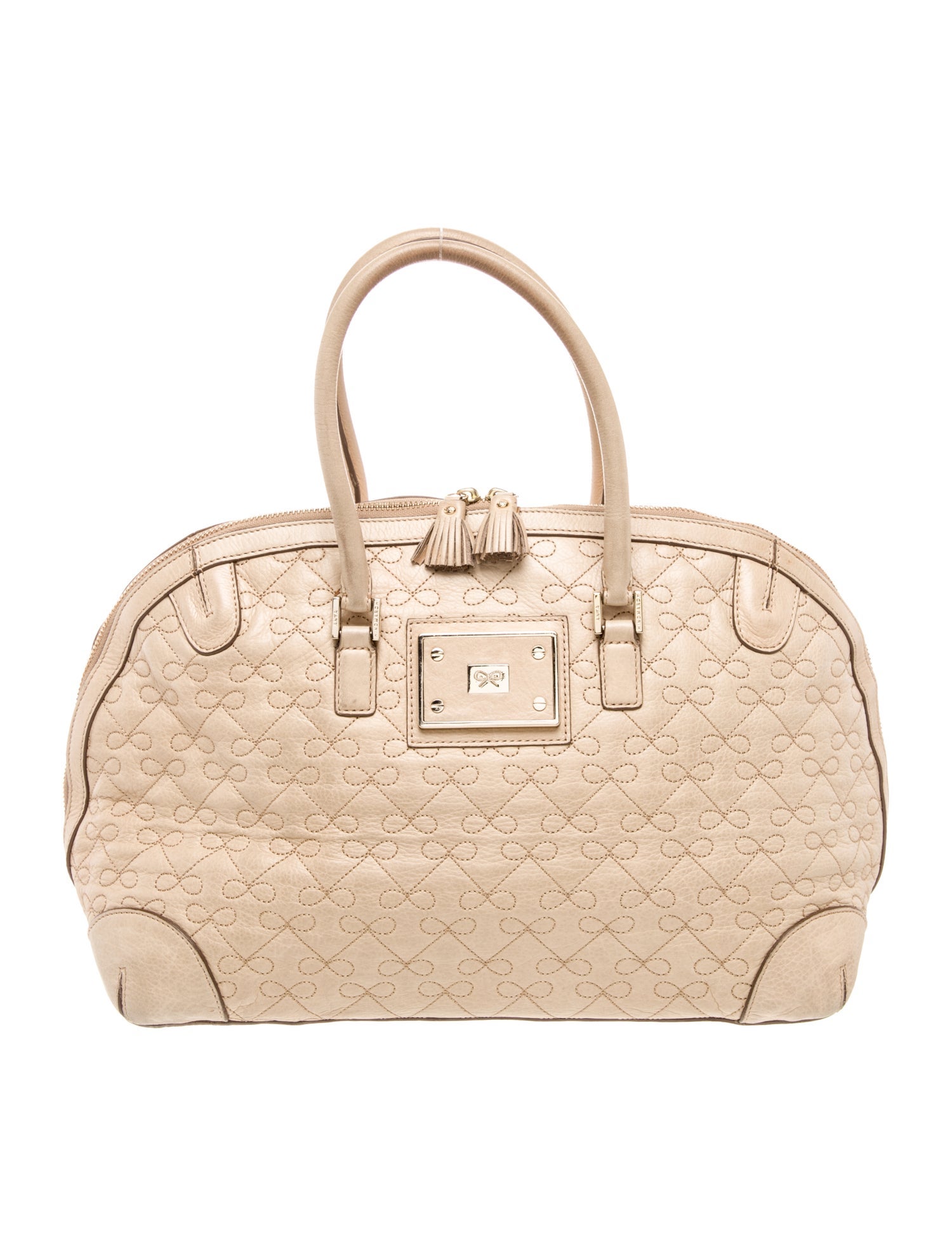 Anya Hindmarch Leather Top Handle Bag