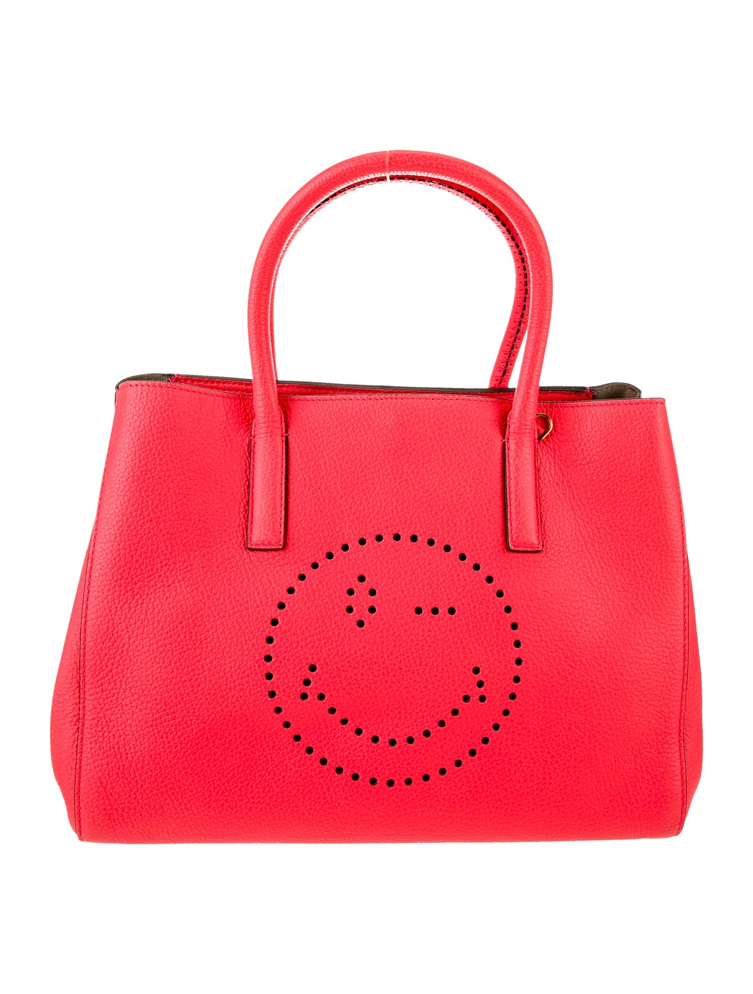 Anya Hindmarch Leather Top Handle Bag