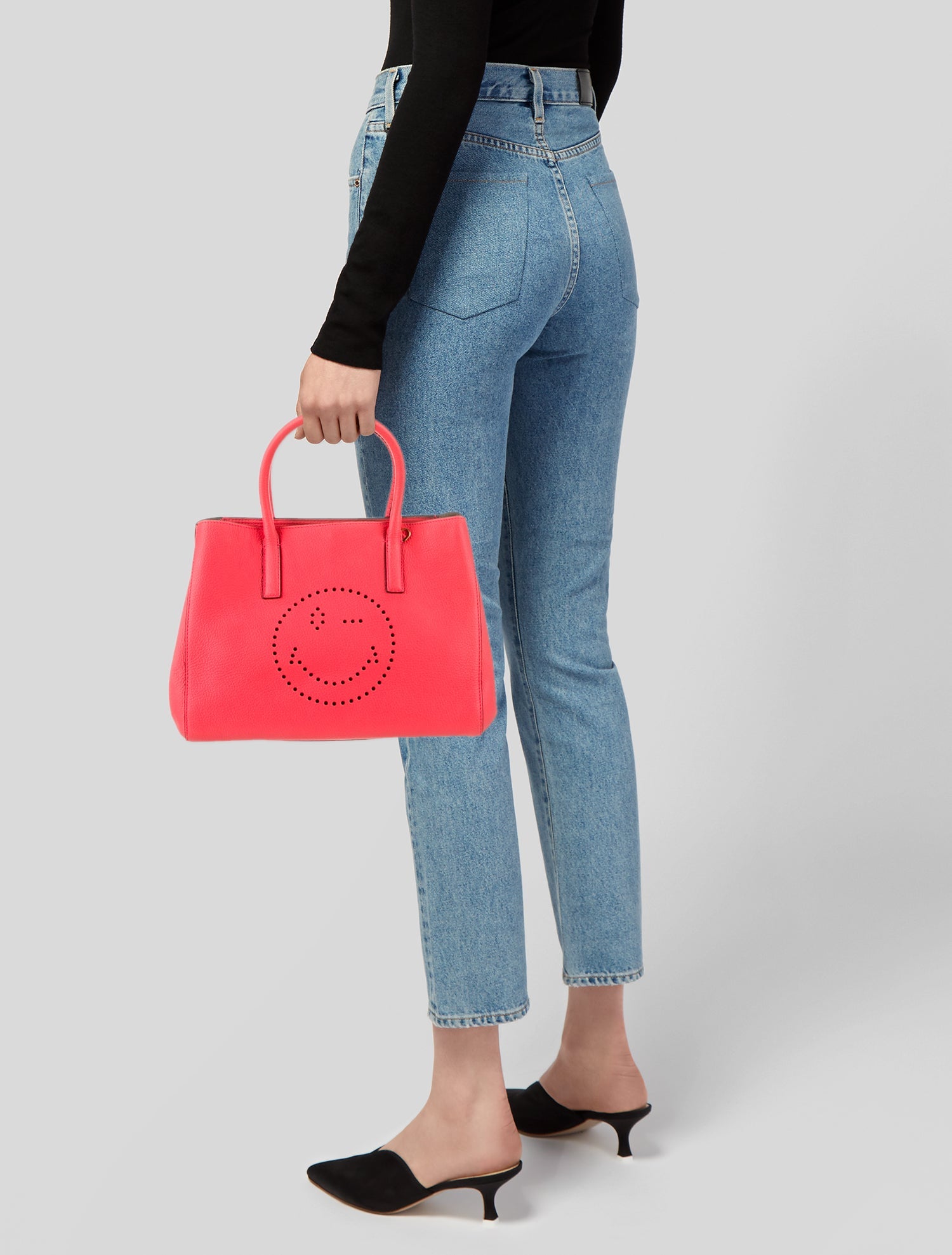 Anya Hindmarch Leather Top Handle Bag