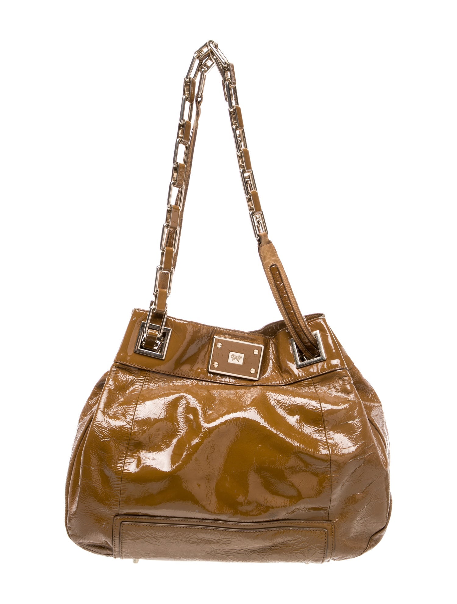 Anya Hindmarch Patent Leather Shoulder Bag