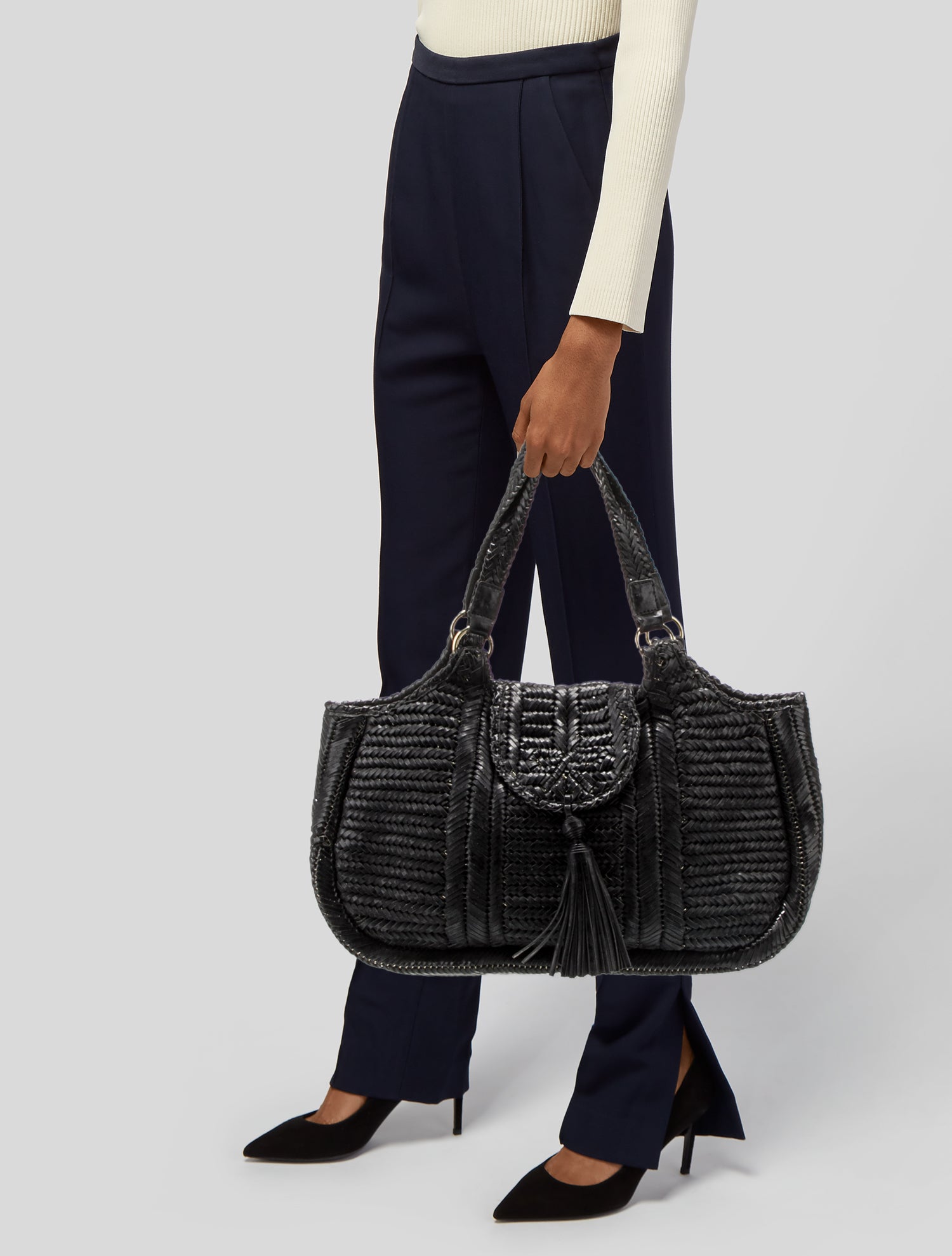 Anya Hindmarch Patent Leather Hobo