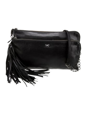 Anya Hindmarch Leather Messenger Bag