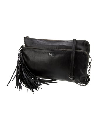 Anya Hindmarch Leather Messenger Bag
