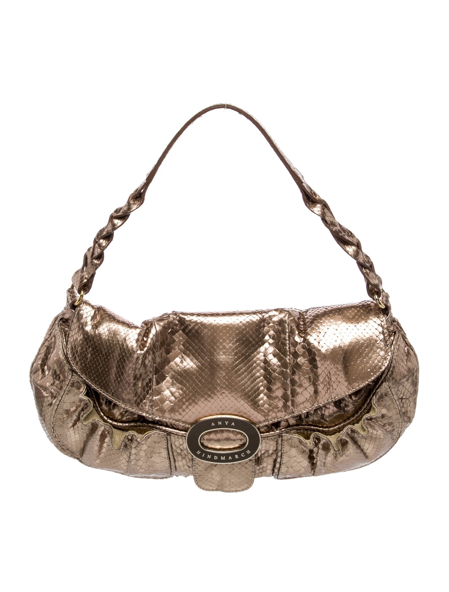 Anya Hindmarch Snakeskin Shoulder Bag