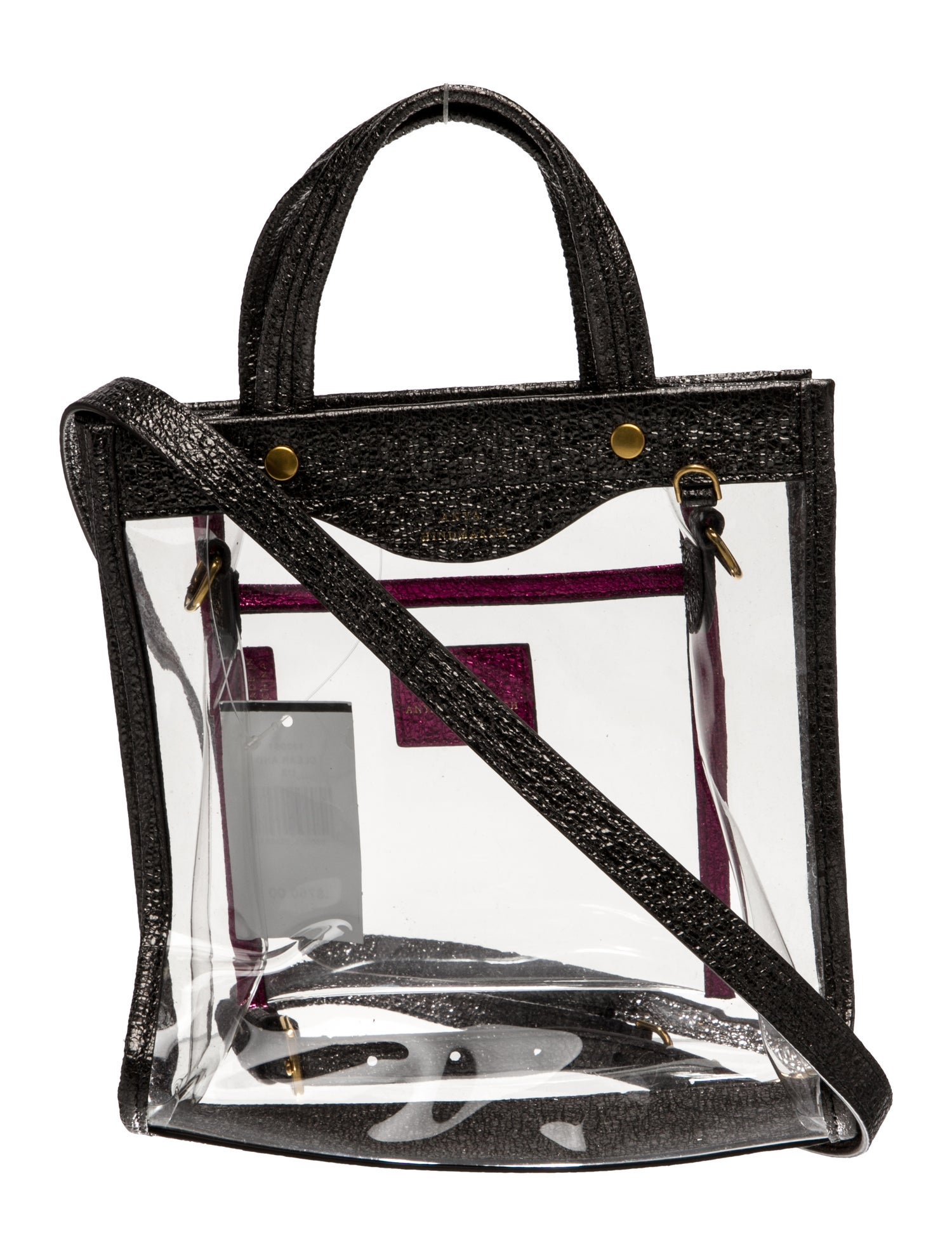 Anya Hindmarch PVC Top Handle Bag w/ Tags