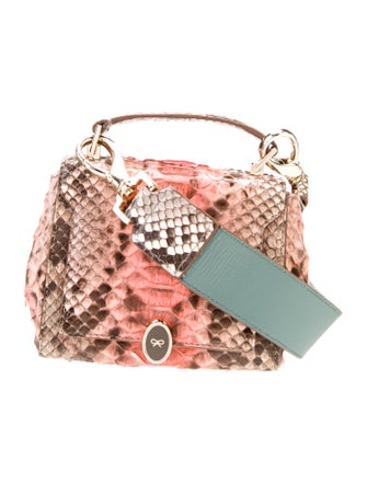 Anya Hindmarch Python Top Handle Bag