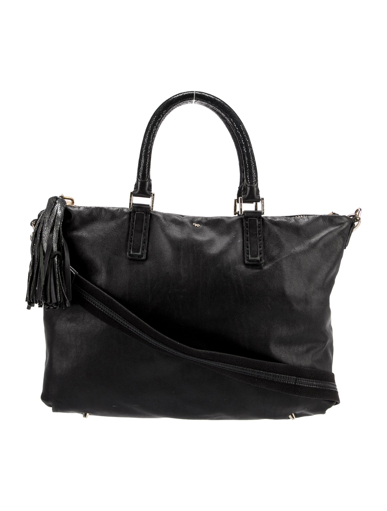 Anya Hindmarch Leather Top Handle Bag