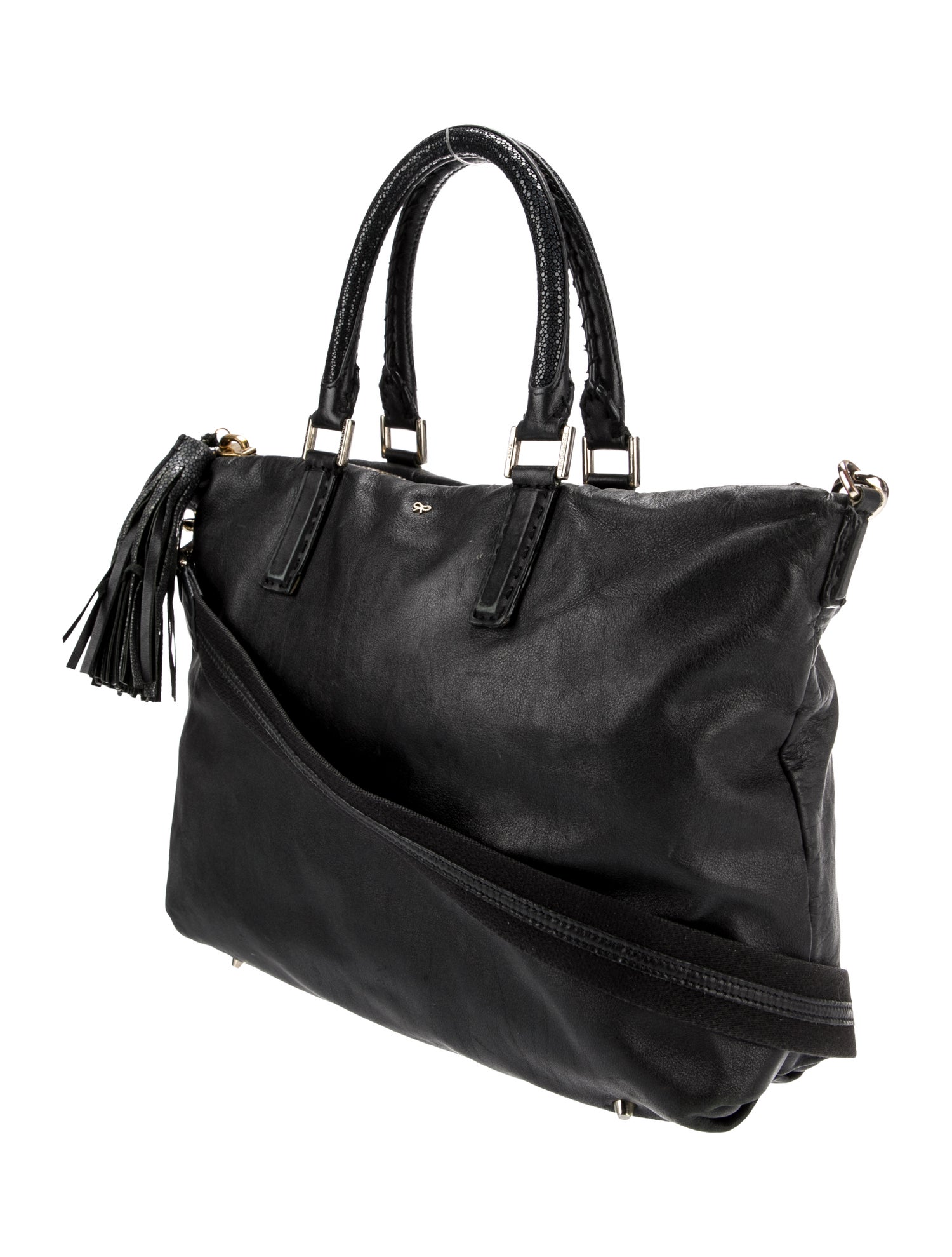 Anya Hindmarch Leather Top Handle Bag