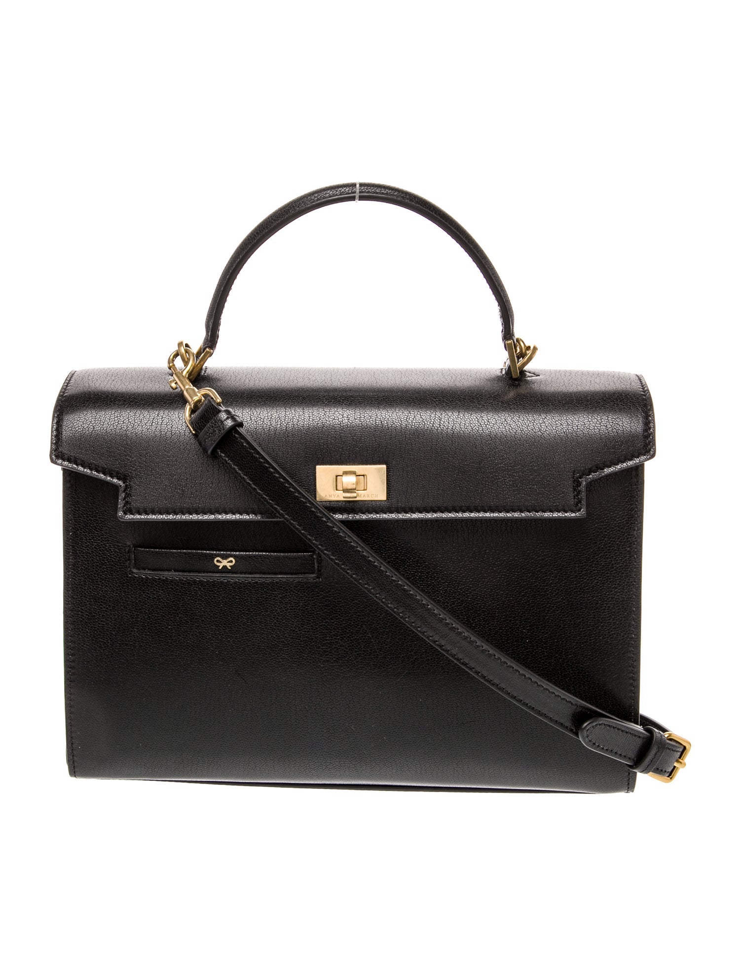 Anya Hindmarch Leather Top Handle Bag