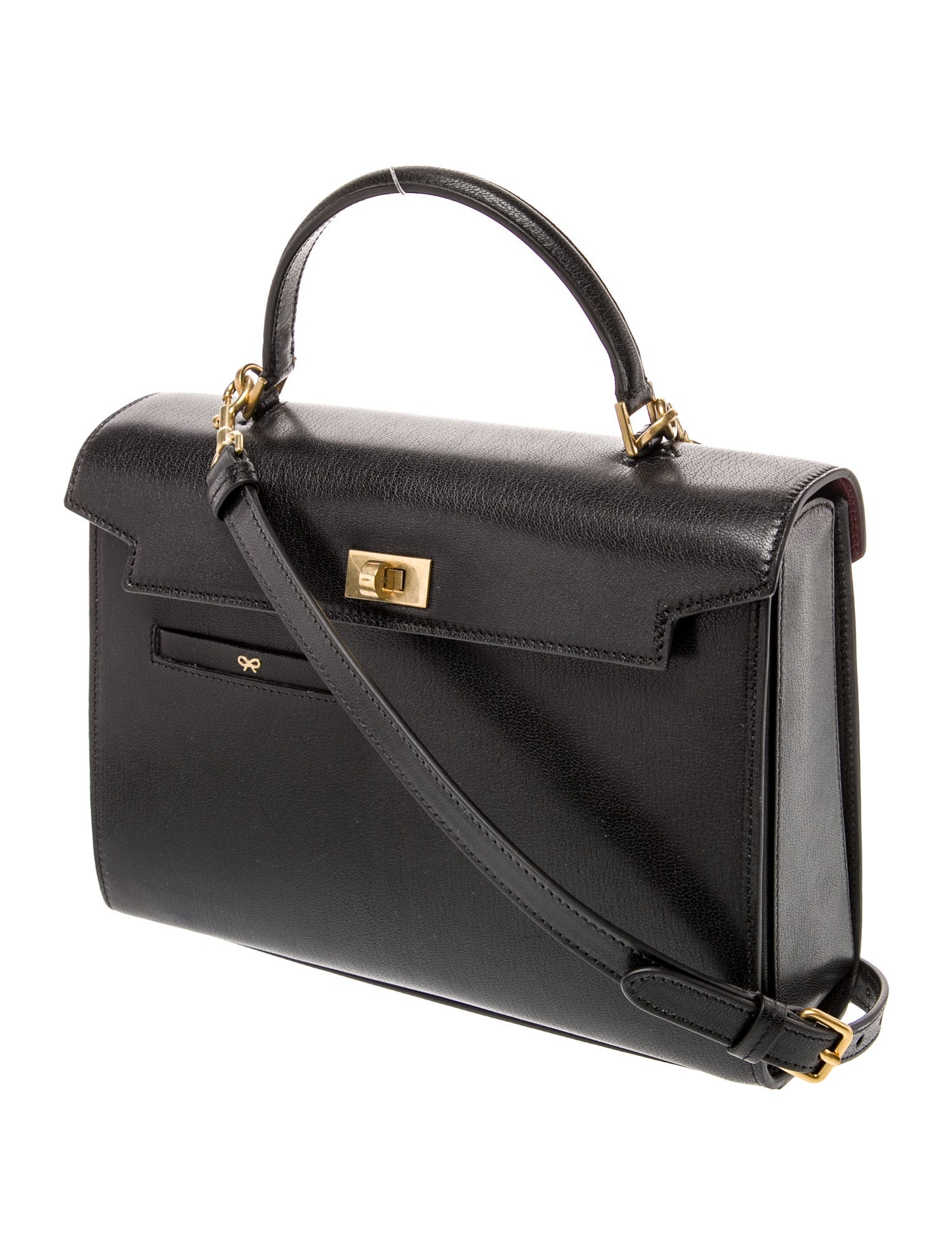 Anya Hindmarch Leather Top Handle Bag